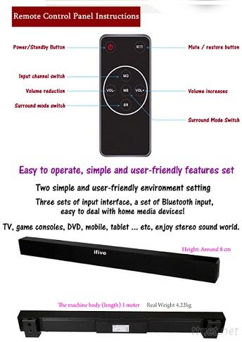 Bluetooth Maze Surround Soundbar
